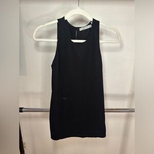 Vince. Black Tank Blouse XS